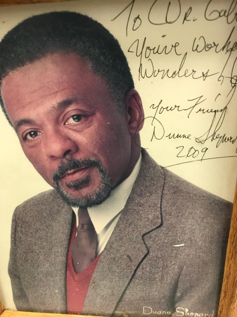 Signed photo — Duane Shepard