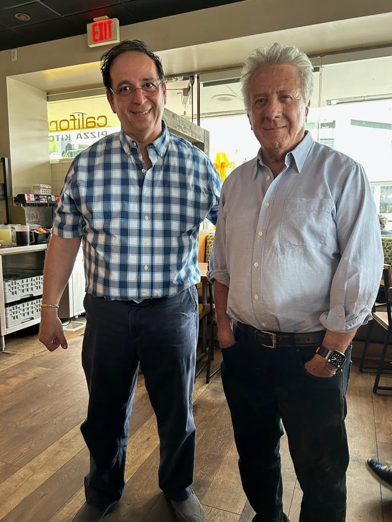 Dr. Gabai with celebrity patient